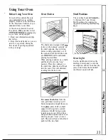 Preview for 23 page of GE JSP62GN Use And Care Manual