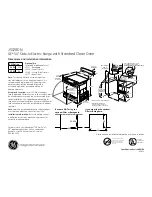 GE JSS28DN Dimensions And Installation Information preview