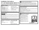 Предварительный просмотр 1 страницы GE JT5000EJES Installation Instructions Manual