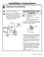 Preview for 8 page of GE JT910AA Installation Instructions Manual