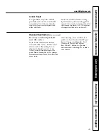 Предварительный просмотр 25 страницы GE JT91230 Owner'S Manual