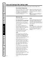 Preview for 42 page of GE JT96530 Owner'S Manual