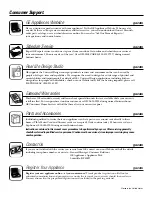 Preview for 56 page of GE JT96530 Owner'S Manual