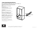 Preview for 2 page of GE JTD5000DN Dimensions And Installation Information