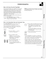 Preview for 15 page of GE JTP15 Use And Care Manual