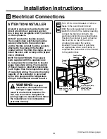 Предварительный просмотр 8 страницы GE JTP20 Installation Instructions Manual