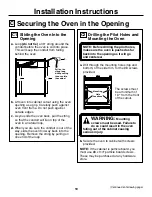 Предварительный просмотр 10 страницы GE JTP20 Installation Instructions Manual