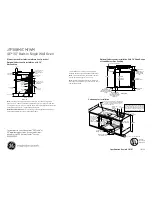 Preview for 2 page of GE JTP30 Dimensions And Installation Information