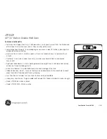 Preview for 2 page of GE JTP35DP Dimensions And Installation Information