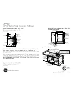 Preview for 2 page of GE JTP70SM Dimensions And Installation Information