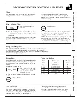 Preview for 11 page of GE JTP85 Use And Care Manual