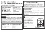 Preview for 1 page of GE JTS5000BNTS Installation Instructions Manual