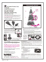 GE Just Cut Aspen Fir 19232 Assembly Instructions preview