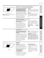 Preview for 5 page of GE JV327 Owner'S Manual And Installation Instructions