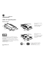 GE JV338HBB Specification Sheet preview