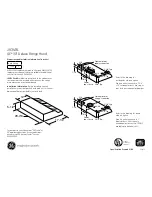 GE JV348LSS Dimensions And Installation Information preview