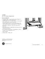 Предварительный просмотр 2 страницы GE JV348LSS Dimensions And Installation Information