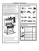 Предварительный просмотр 8 страницы GE JV367HWW Owners And Installation Manual