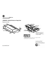 Preview for 1 page of GE JV376VWW Dimension & Installation Manual