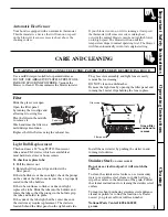 Предварительный просмотр 3 страницы GE JV395 Use And Care & Installation Manual