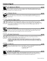 Предварительный просмотр 8 страницы GE JV395 Use And Care & Installation Manual