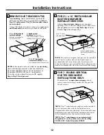 Предварительный просмотр 12 страницы GE JV535 Owner'S Manual & Installation Instructions