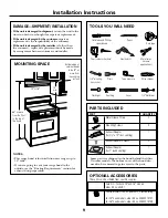 Предварительный просмотр 9 страницы GE JV536 Owner'S Manual And Installation Instructions