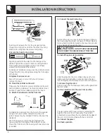 Предварительный просмотр 6 страницы GE JV930SCBR Use And Care & Installation Manual