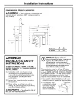 Предварительный просмотр 7 страницы GE JVB37 Owner'S Manual And Installation Instructions