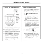 Предварительный просмотр 15 страницы GE JVB94 Owner'S Manual And Installation Instructions