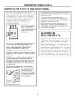 Preview for 3 page of GE JVM1430 Installation Instructions Manual