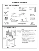 Preview for 7 page of GE JVM1430 Installation Instructions Manual