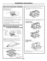 Preview for 20 page of GE JVM1430 Installation Instructions Manual