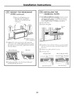 Preview for 22 page of GE JVM1430 Installation Instructions Manual