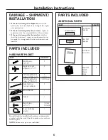 Preview for 6 page of GE JVM1490BH Installation Instructions Manual