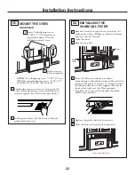 Preview for 22 page of GE JVM1490BH Installation Instructions Manual