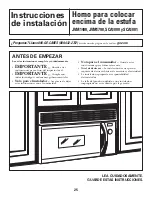 Preview for 25 page of GE JVM1490BH Installation Instructions Manual