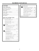 Preview for 2 page of GE JVM1500 Series Installation Instructions Manual