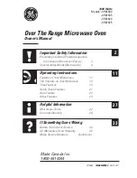 Preview for 1 page of GE JVM1620 Owner'S Manual