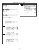 Preview for 2 page of GE JVM1635 Installation Instructions Manual