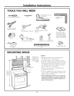 Preview for 7 page of GE JVM1650BB001 Installation Instructions Manual