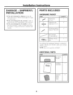 Предварительный просмотр 6 страницы GE JVM1650BB005 Installation Instructions Manual