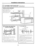 Предварительный просмотр 12 страницы GE JVM1650BB005 Installation Instructions Manual