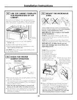 Предварительный просмотр 13 страницы GE JVM1650BB005 Installation Instructions Manual