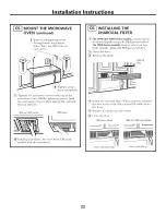 Предварительный просмотр 22 страницы GE JVM1650BB005 Installation Instructions Manual