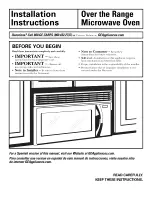 GE JVM1660AB005 Installation Instructions Manual предпросмотр