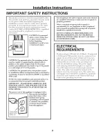 Preview for 3 page of GE JVM1660CB007 Installation Instructions Manual