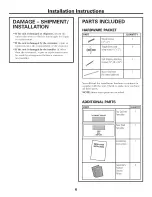 Preview for 6 page of GE JVM1660CB007 Installation Instructions Manual