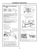 Preview for 18 page of GE JVM1660CB007 Installation Instructions Manual