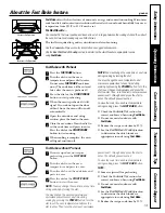 Preview for 19 page of GE JVM1790BK - Profile 1.7 cu. Ft. Convection Microwave Owner'S Manual